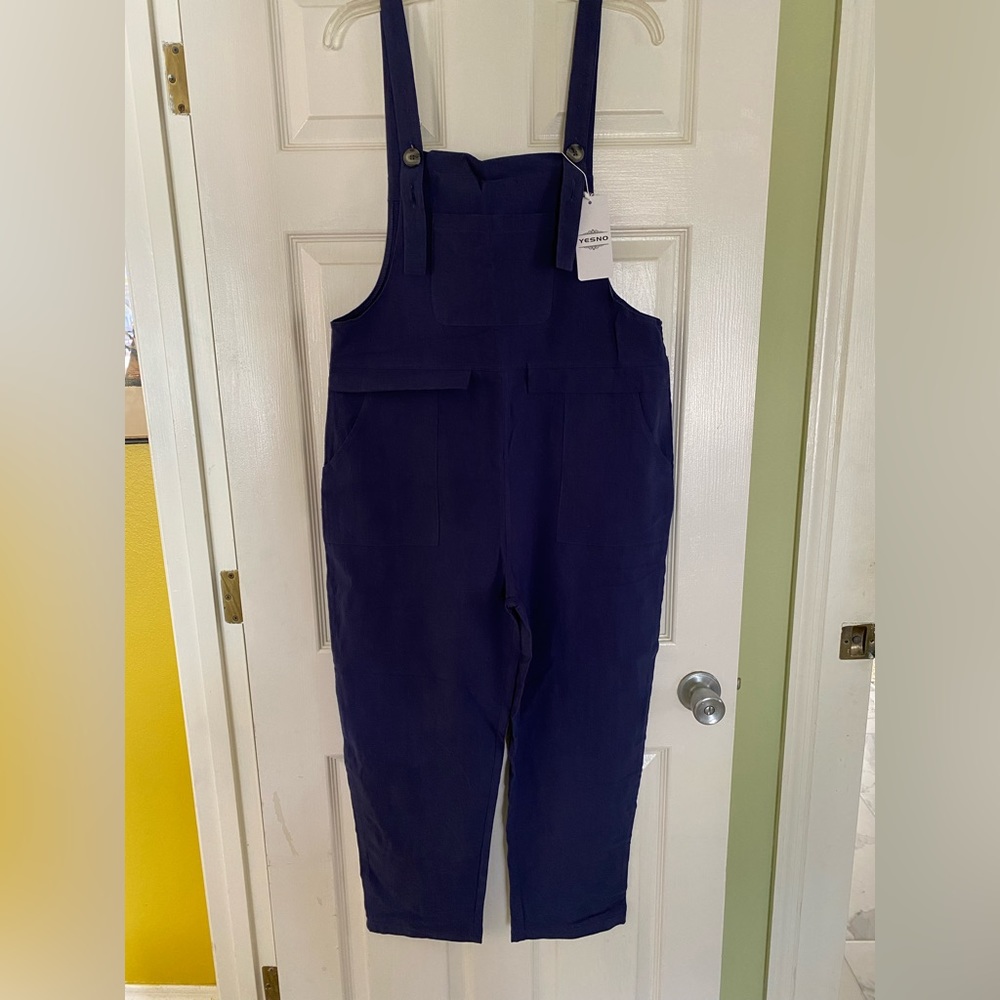 Adjustable Cotton Jumper, Dark Blue